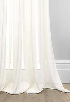 Casoria Voile, Classic White - Made to Measure Curtains